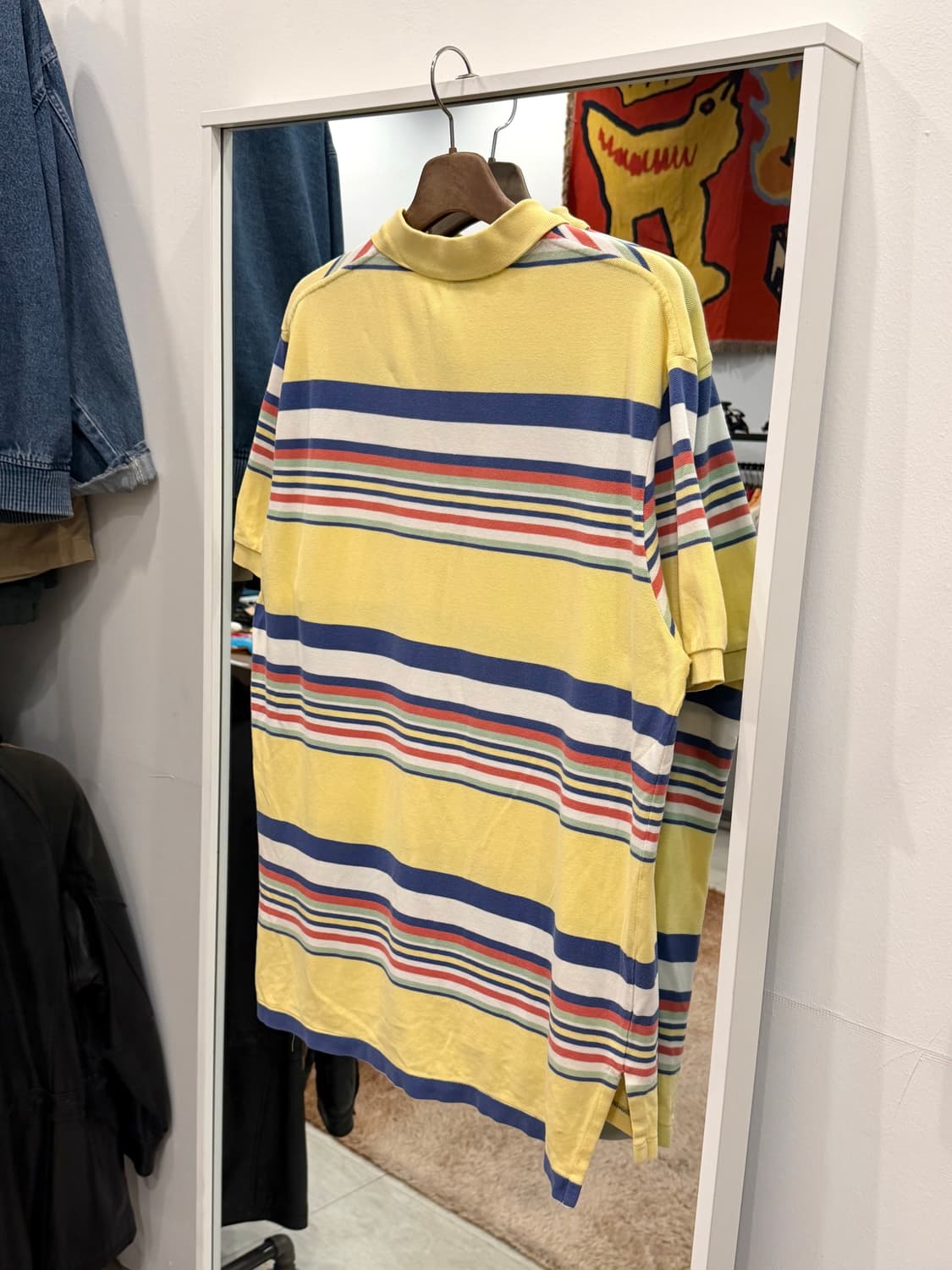 00s Polo RL 폴로 랄프로렌 스트라이프 pk 반팔 티셔츠 상품이미지5