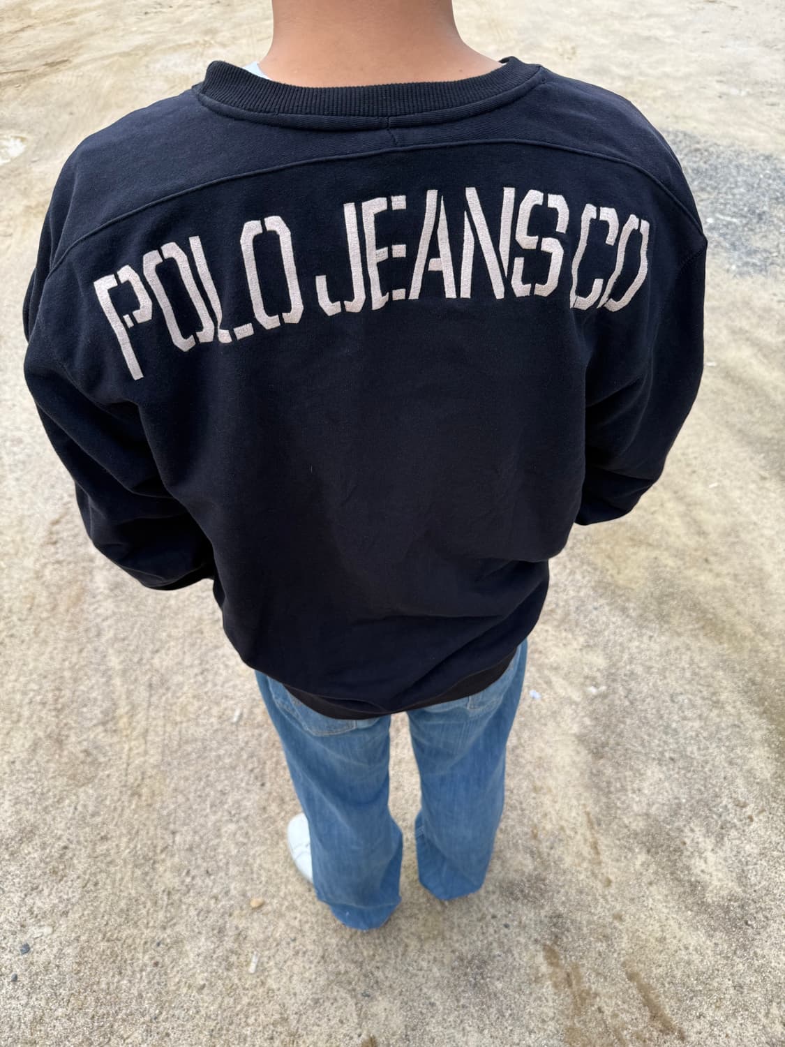 90s Polo Jeans 폴로 진 빅로고 스웻 맨투맨 상품이미지2