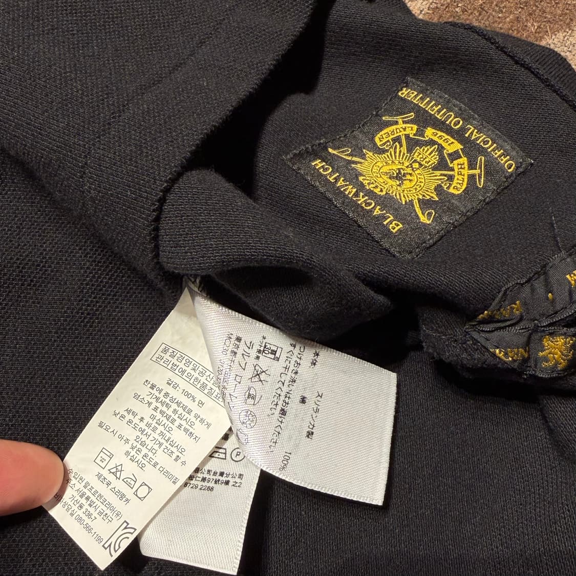 폴로랄프로렌 빅포니 블랙와치 폴로 반팔 M 치프키프 상품이미지4