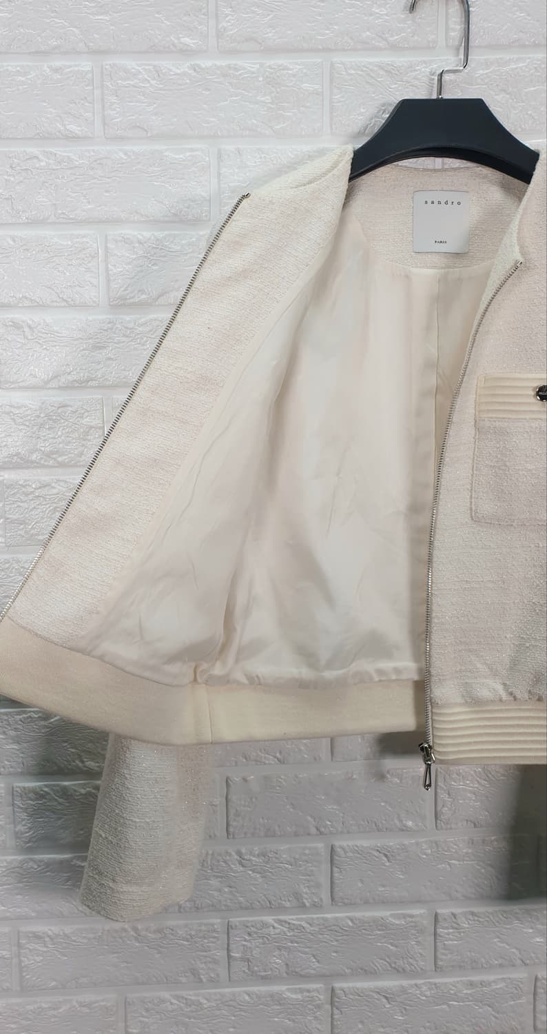 [55]산드로 집업 트위드 자켓 상품이미지6