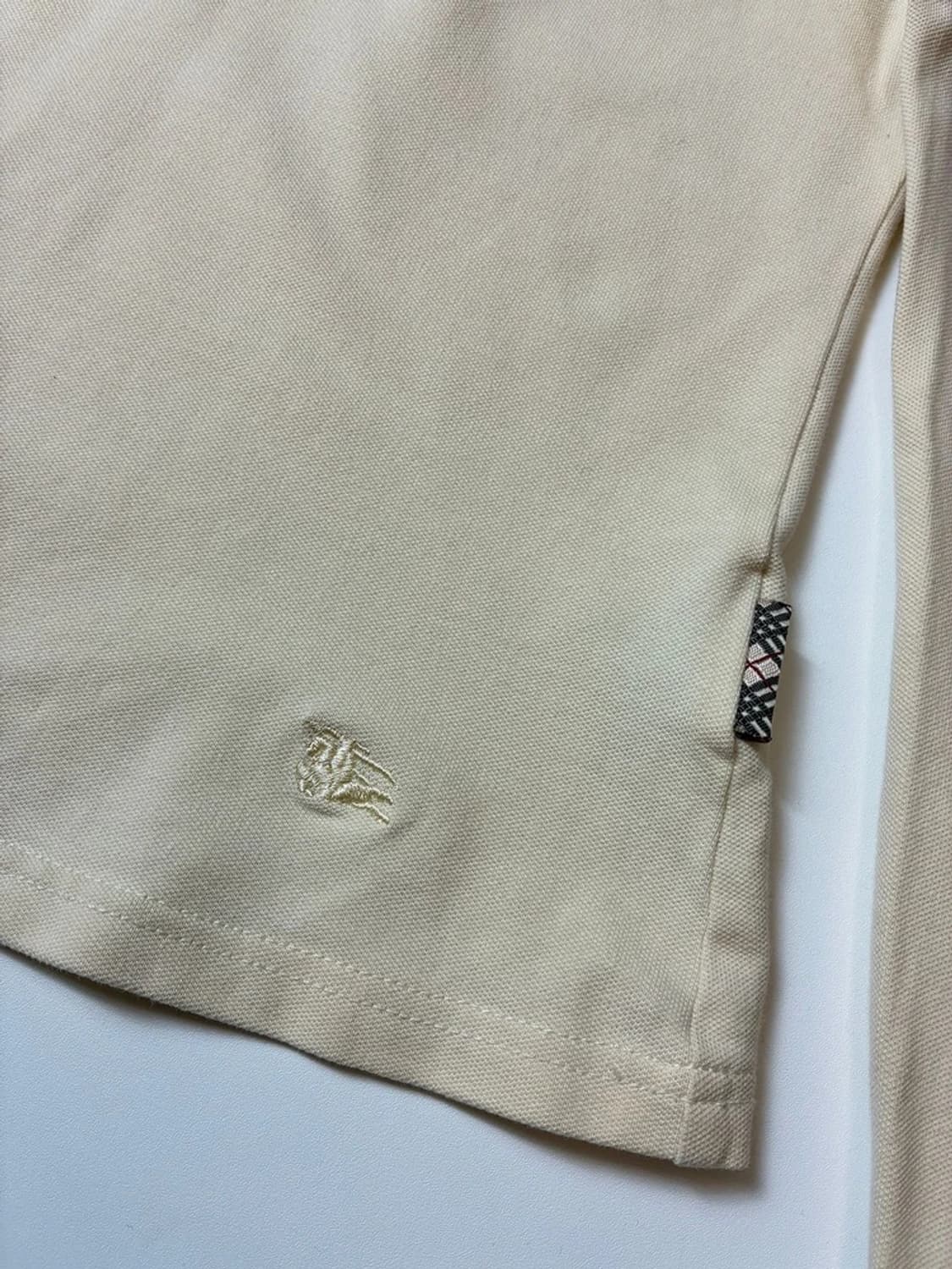 버버리 00's 노바체크 트리밍 카라 롱 슬리브 PN8408 상품이미지4