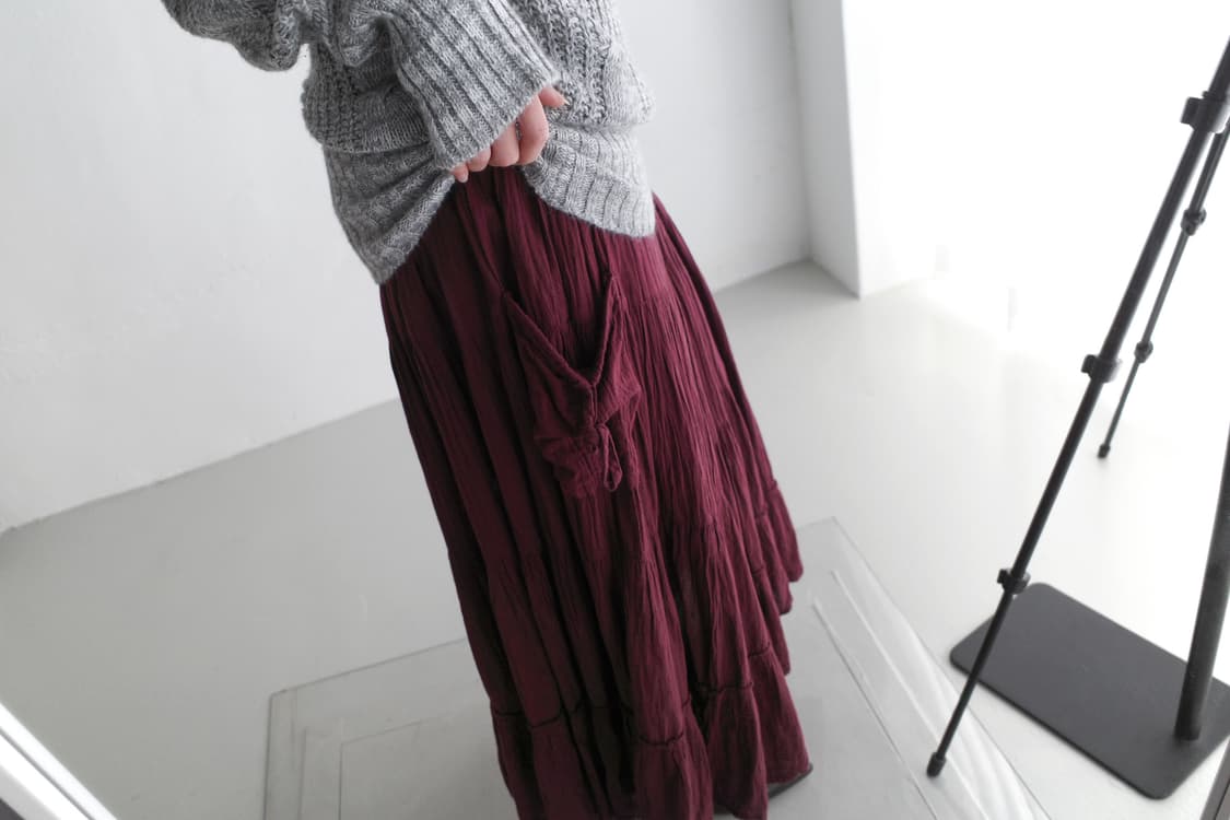 shirring pocket skirt 상품이미지7