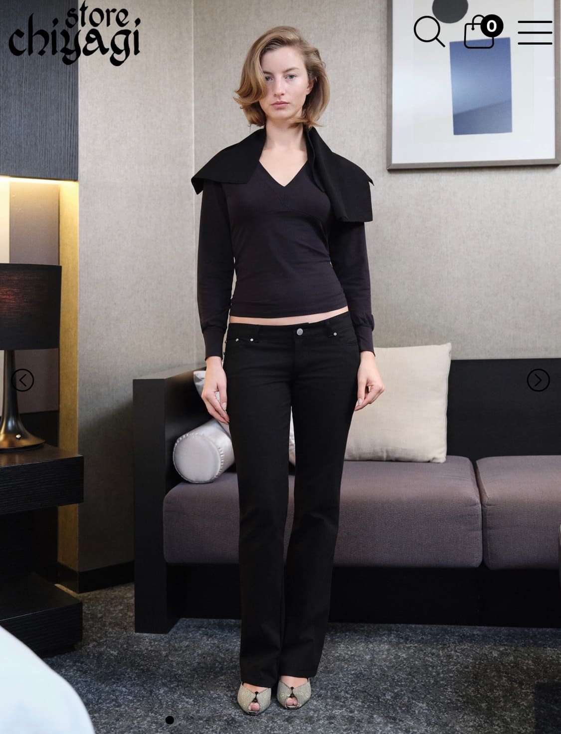 키야기 Lipo jeans black  상품이미지1