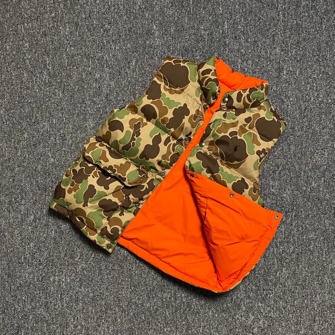🌊Polo Duck-camo Reversible padded vest 상품이미지2