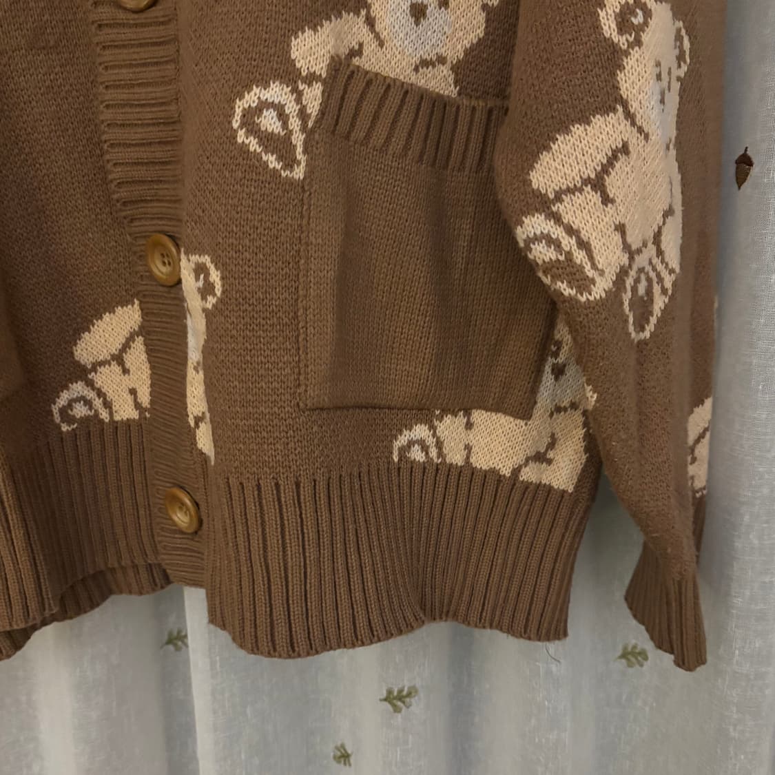 메인부스 테디베어 가디건 상품이미지3