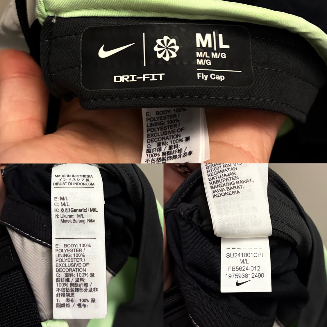 (M~L)나이키 드라이 핏 플라이 언스트럭처 스우시 캠프캡 러닝캡 상품이미지9