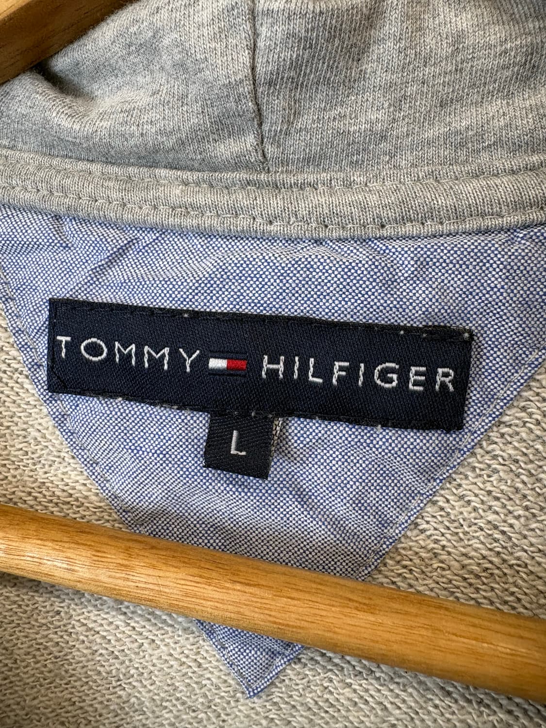 타미힐피거 로고 후드집업 그레이 상품이미지6