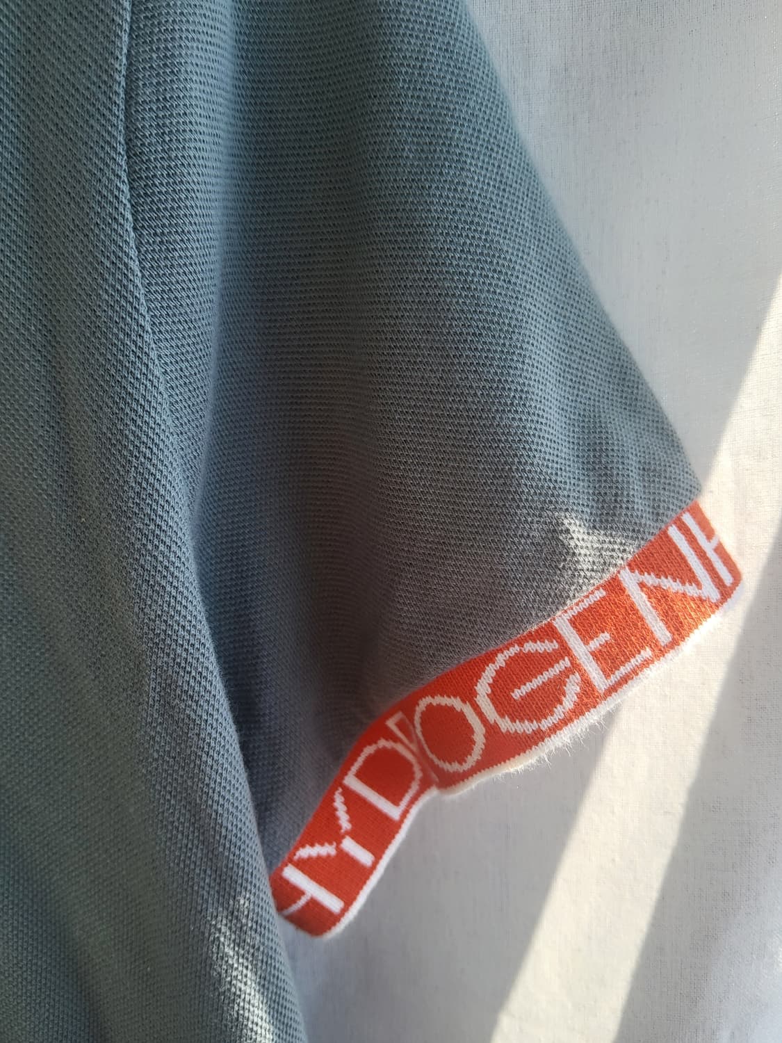 하이드로겐 반팔 카라티셔츠 남성용 L 사이즈  코튼 버튼리스 상품이미지4