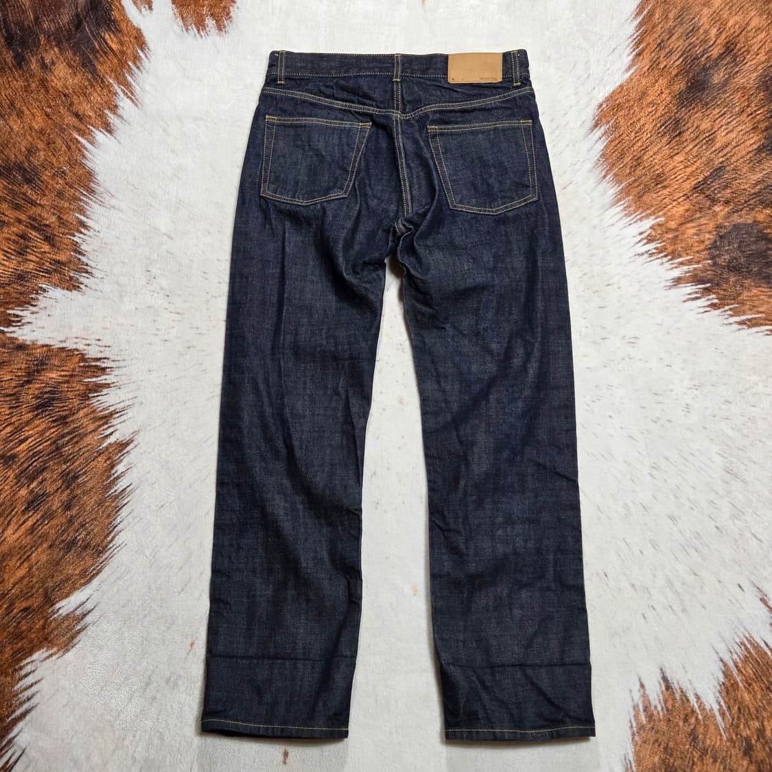 빈티지 생지 셀비지 스트레이트 데님 팬츠 상품이미지4