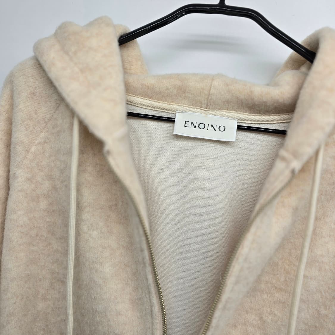 아이보리 후드집업 와이드 트레이닝 세트  상품이미지7