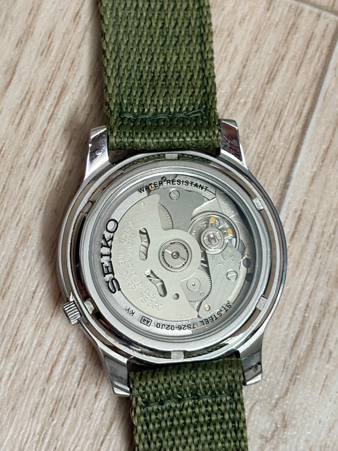 세이코5 오토매틱 나토밴드 시계 상품이미지2