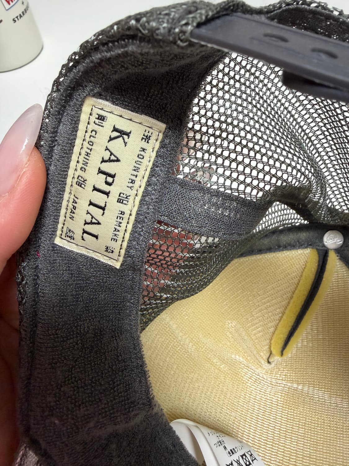 캐피탈 컨트리 펄 트러커 캡 실버 그레이 상품이미지3