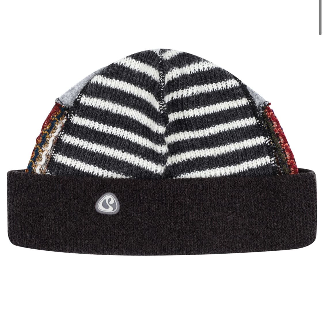 코이세이오 패치워크 비니 브라운 상품이미지1