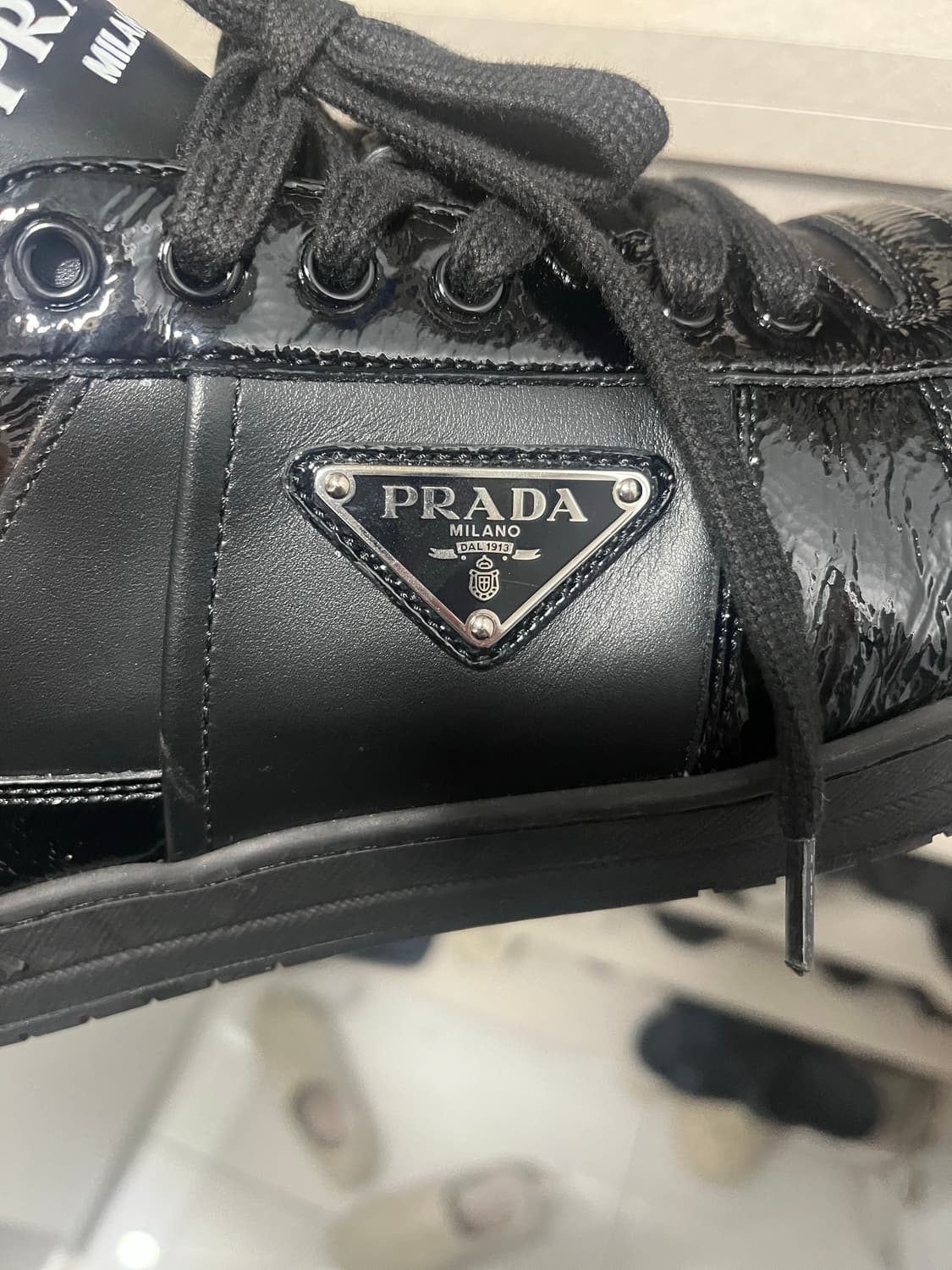 프라다 검정 신발 상품이미지5