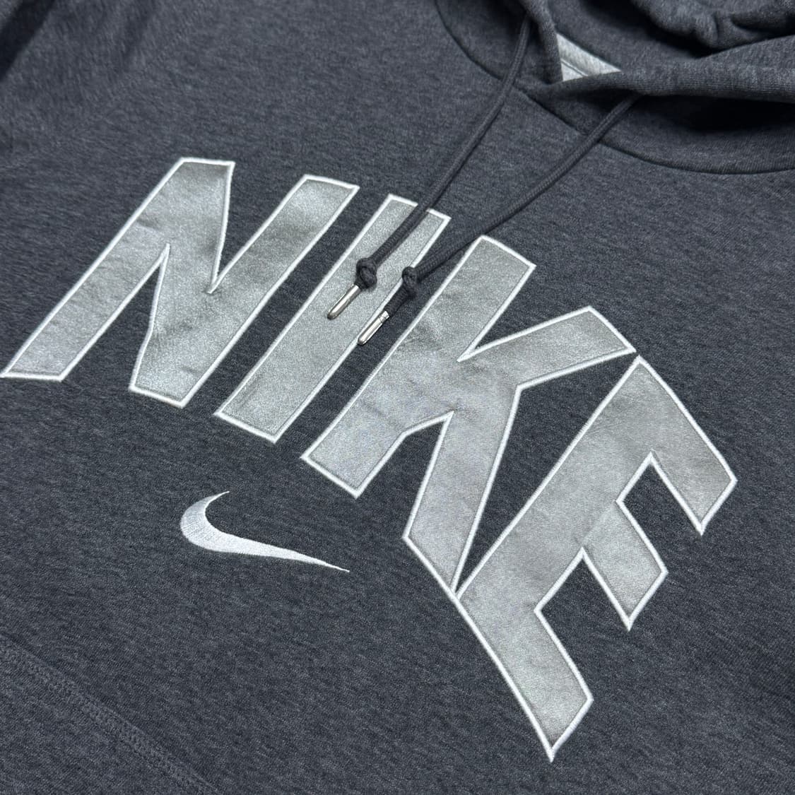 나이키 해외판 실버 빅로고 차콜후드 S 상품이미지3