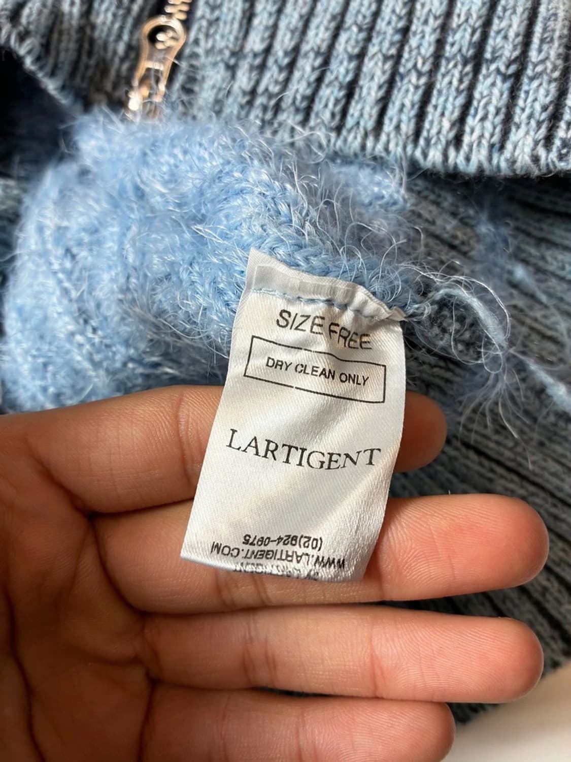 라티젠 LARTIGENT 카리나 니트 집업 PN8716 상품이미지9