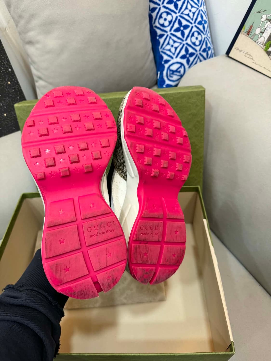 구찌 라이톤 스니커즈 신발 36.5  상품이미지3