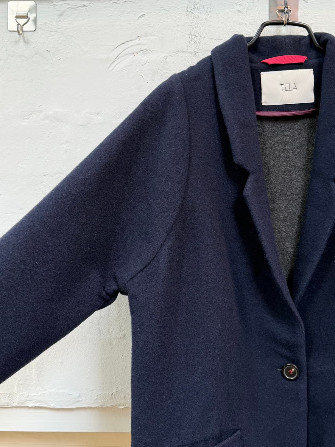 Tela 울 블렌드 블레이저 네이비 40 상품이미지4