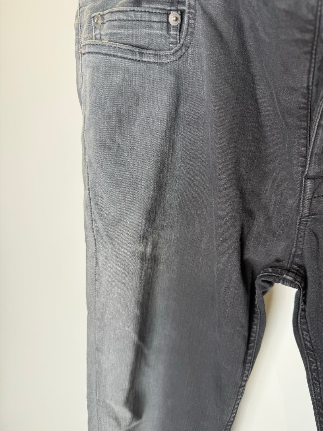 릭오웬스 다크쉐도우 타이론컷 데님 사이즈33 상품이미지3