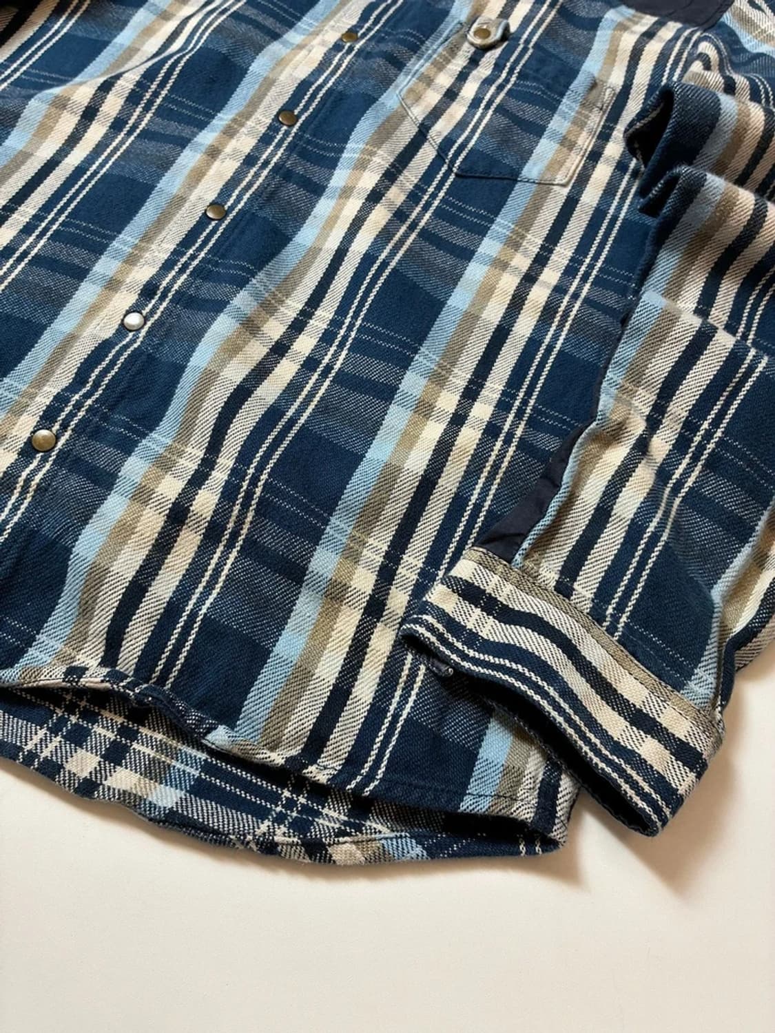 페달레드 PEDALED 00's 재팬 후디 체크 자켓 PN8931 상품이미지4