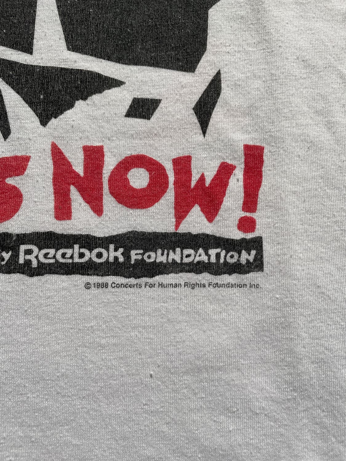 80s Reebok “Human Rights Now!” Tour T 상품이미지5