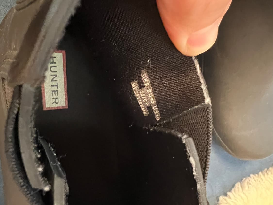 헌터 첼시 레인부츠 UK9 상품이미지3