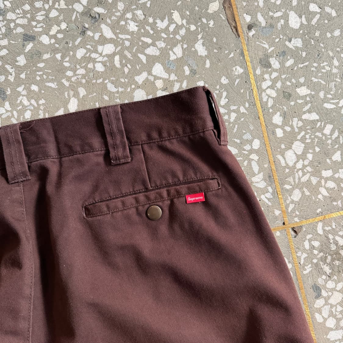 슈프림 워크 팬츠 브라운 상품이미지7