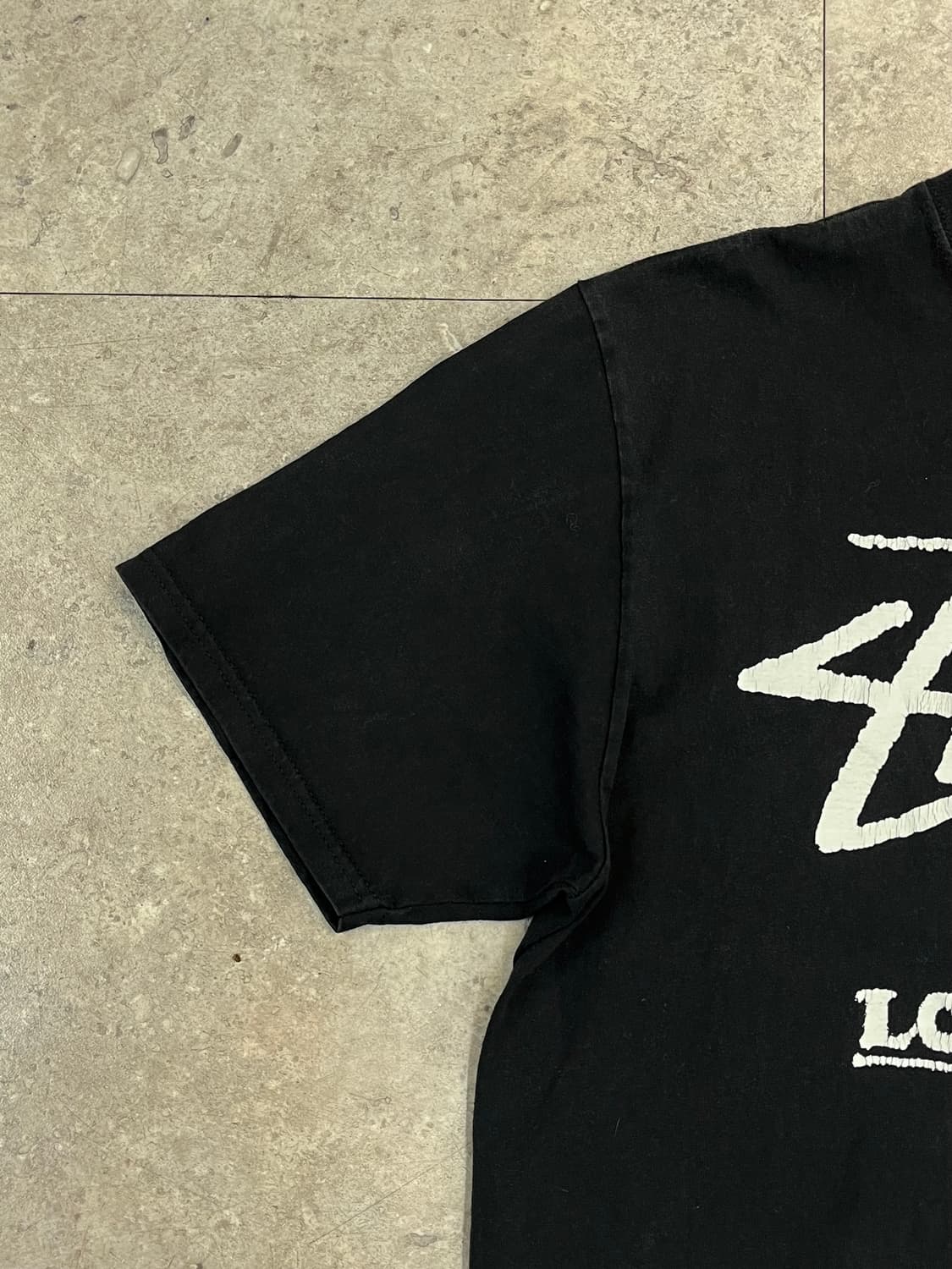 스투시 투어 반팔티 블랙 L #csz2661 상품이미지6