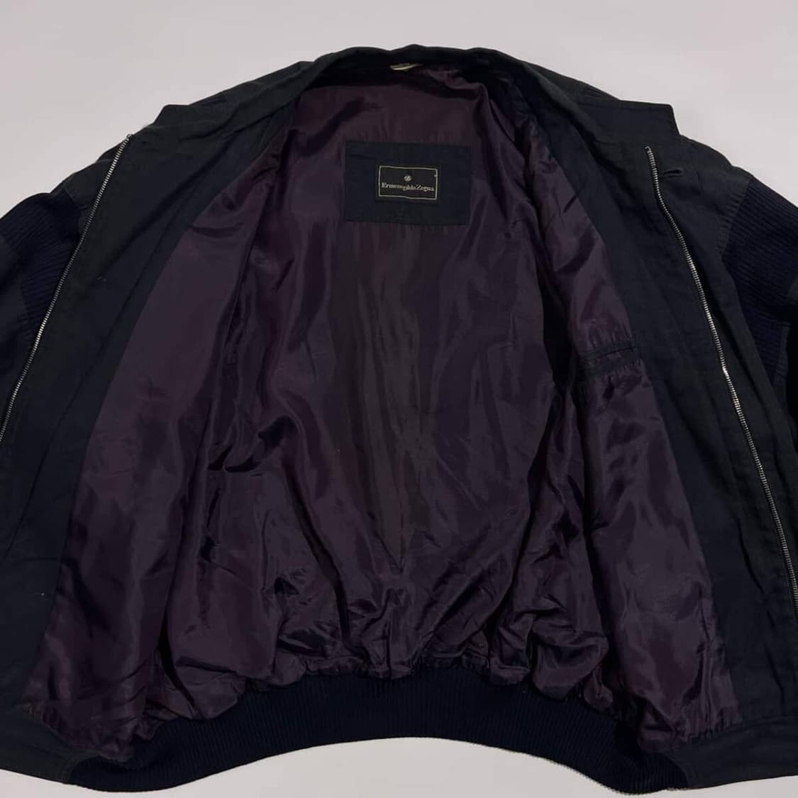 Ermenegildo Zegna pannel linnen bomber 상품이미지2