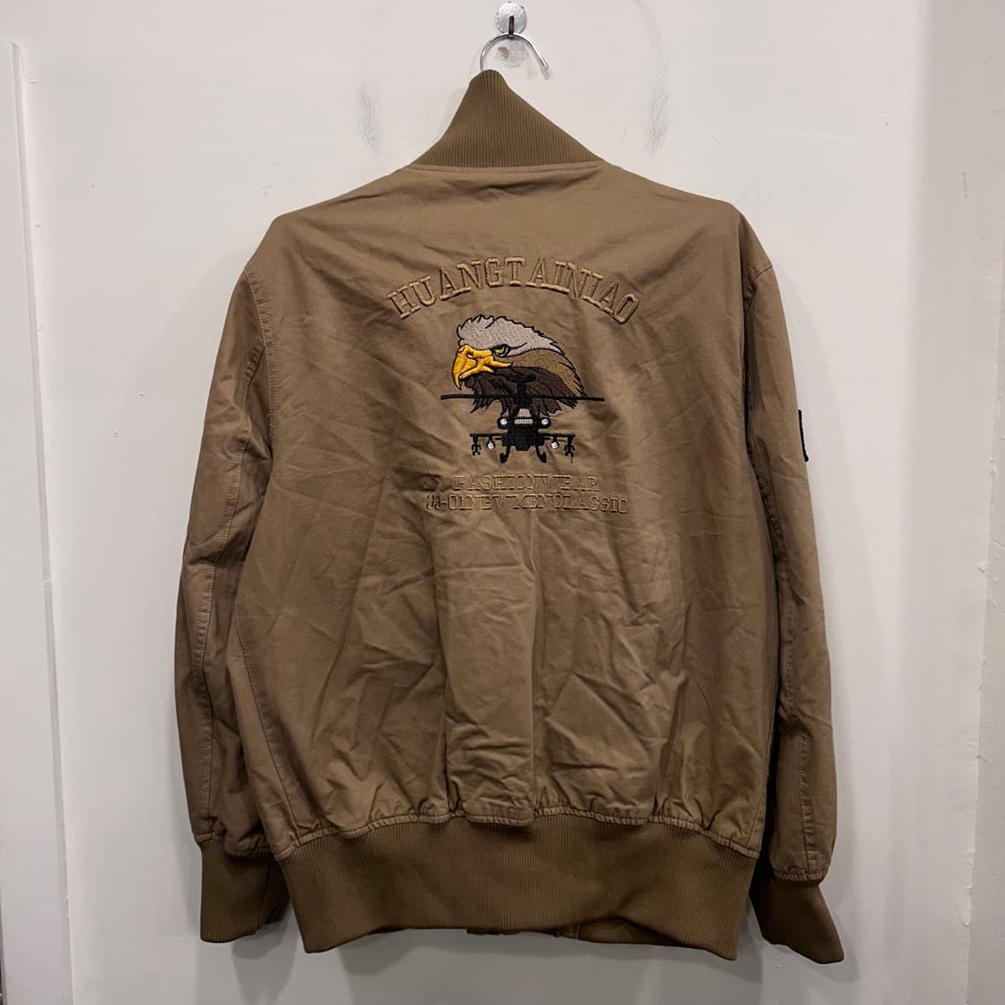 H.T.NIAO 빈티지 밀리터리 패치 하이넥 숏자켓 상품이미지5