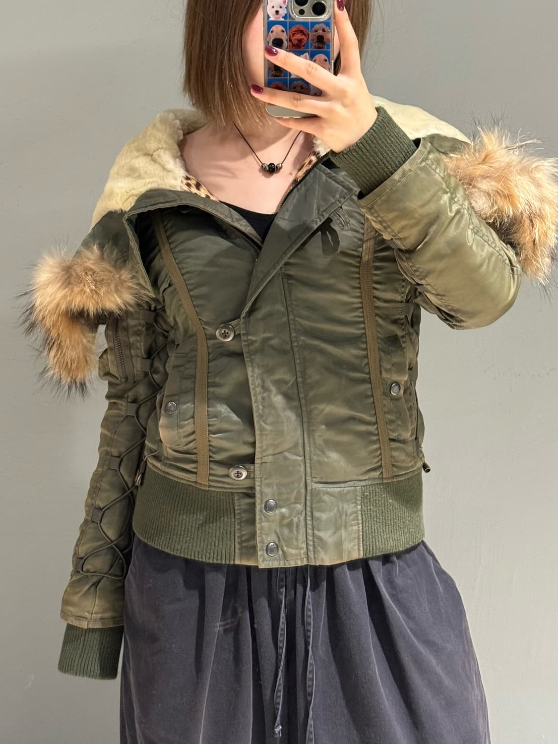 Avirex n2b lace-up point jumper 상품이미지3