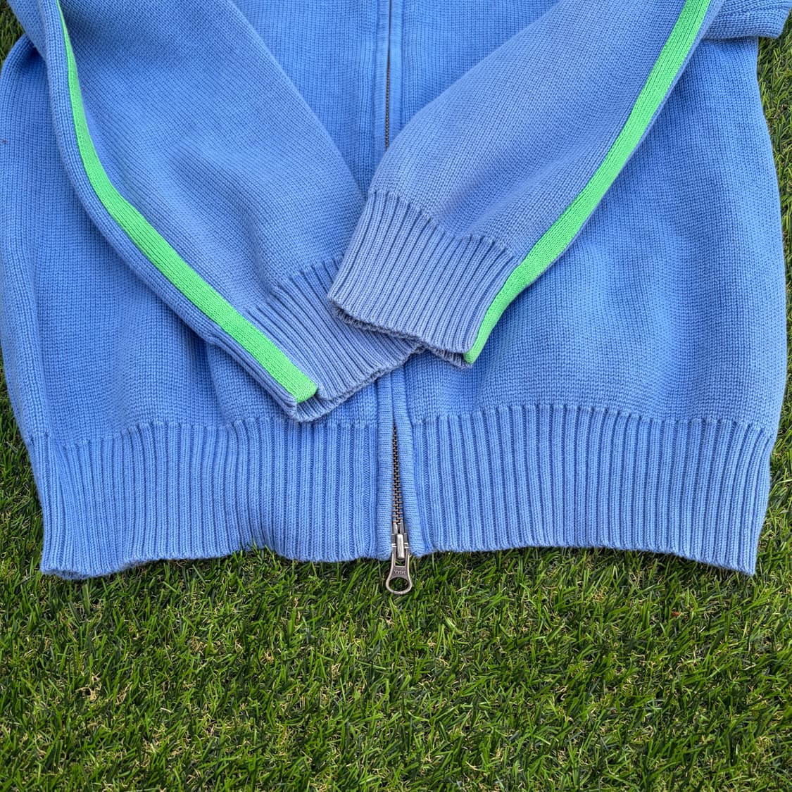 M)폴로 랄프로렌 코튼 니트 투웨이 집업 져지 상품이미지5