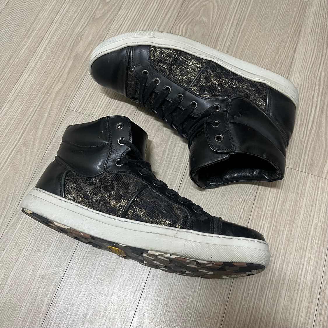 13fw 미하라 야스히로 레오파드 하이탑 상품이미지5