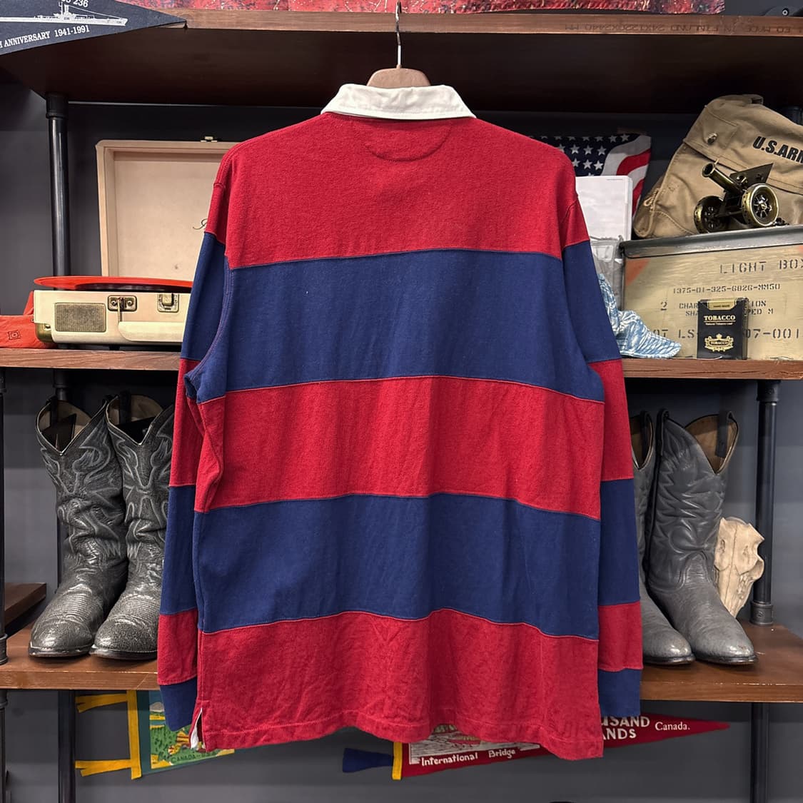 신형라벨 폴로 랄프로렌 스트라이프 럭비셔츠 골든포니 N1001 상품이미지2