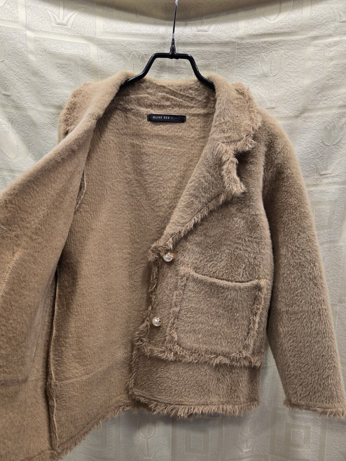 올리브데올리브 자켓 카멜 XS(44) 상품이미지7