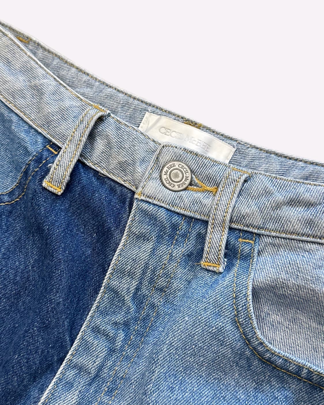 CECIL MCBEE rework denim skirt 상품이미지4