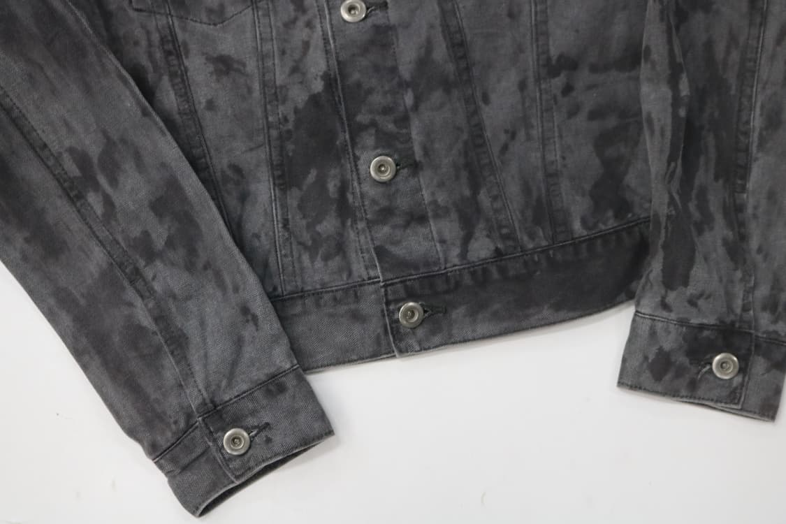드레싱룸(DRESSING ROOM) 빈티지 워싱 블랙 데님 자켓 상품이미지4