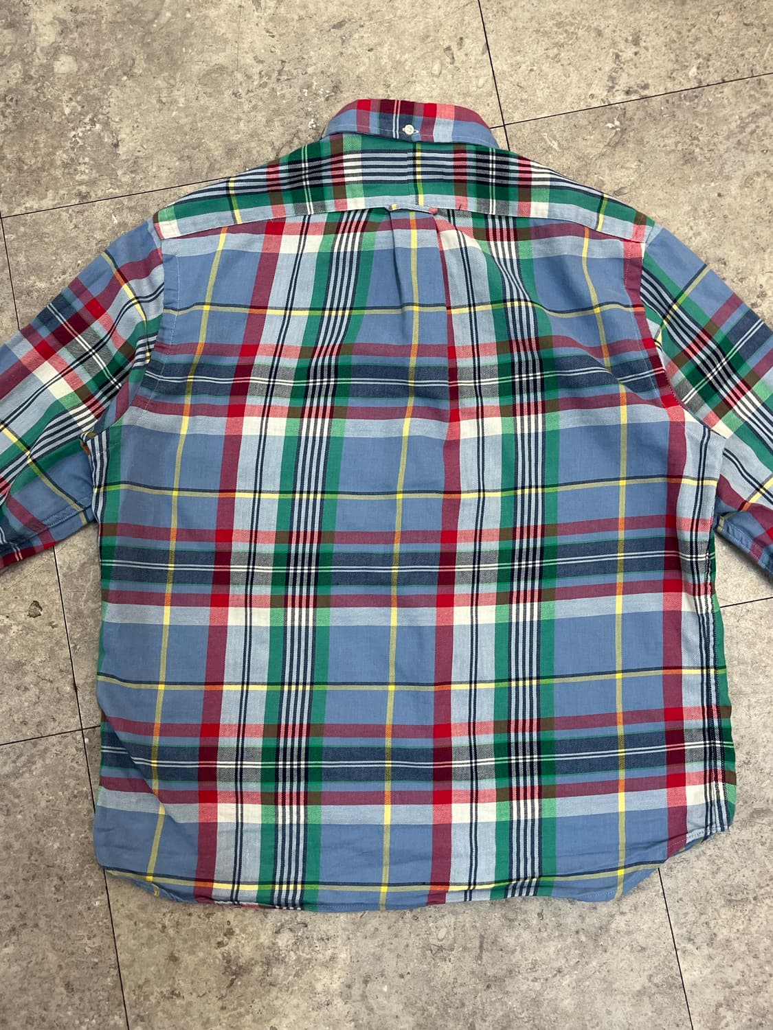 폴로 랄프로렌 체크 포켓 셔츠 스카이블루 M #csz3023 상품이미지8