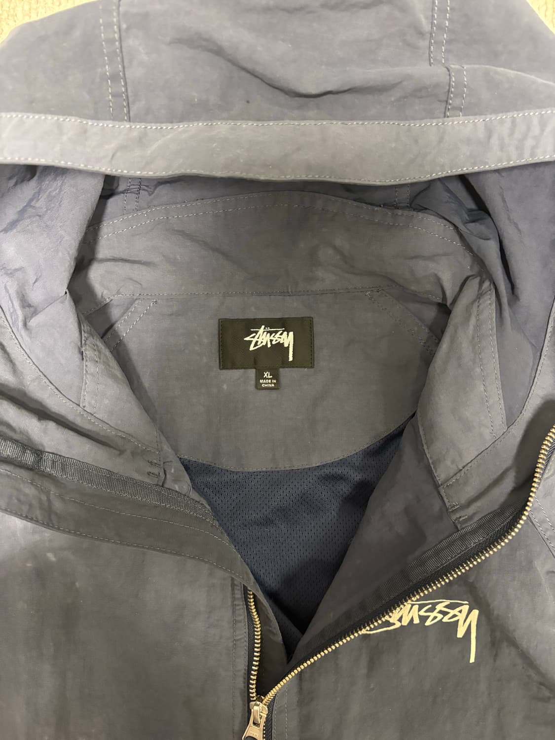 스투시 웨이브 다이 비치쉘 네이비 XL 상품이미지2