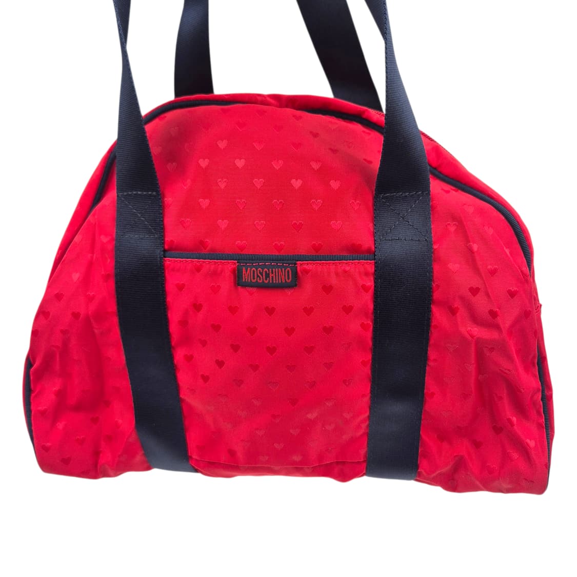 90s 모스키노 러브 하트 스포티 보스턴백 상품이미지1