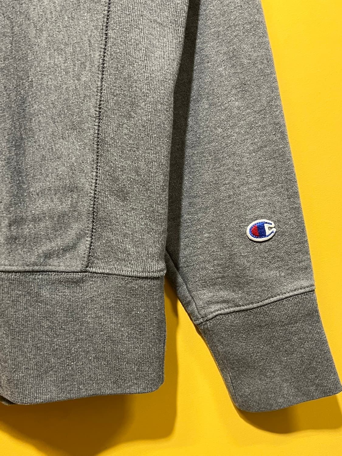 [여성L] 챔피온 리버스위브 크루넥 스웻셔츠 그레이 미니로고 맨투맨 상품이미지6
