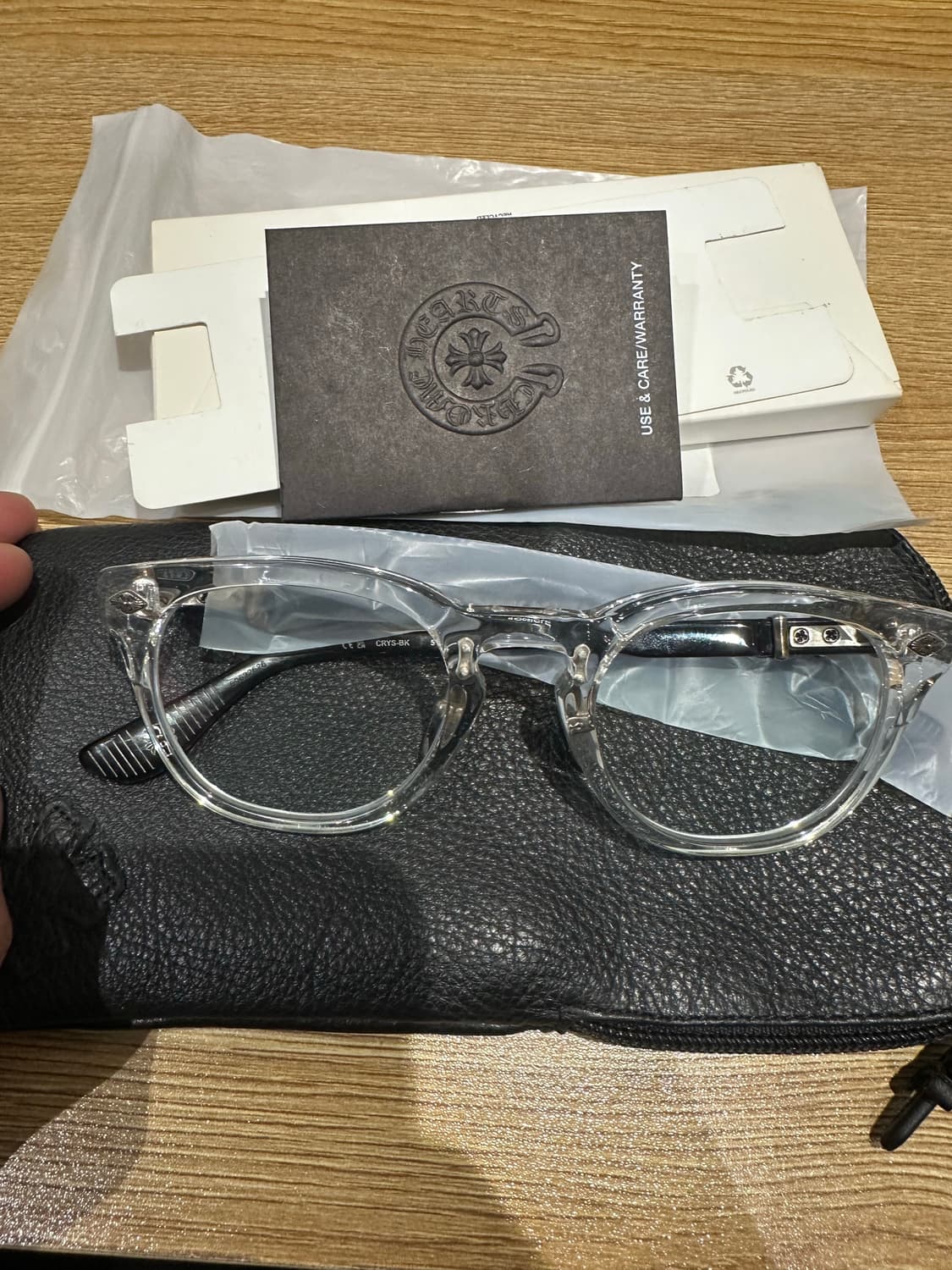 크롬하츠 / 로드시클 클리어 안경 상품이미지2