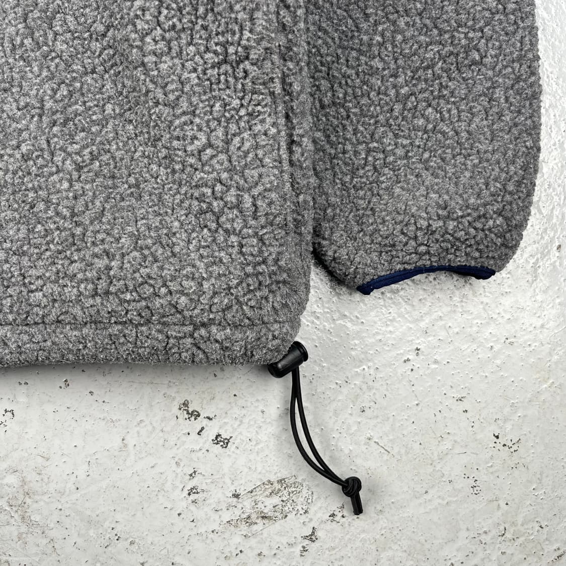 빈티지 LL Bean 하프 집 플리스 그레이 상품이미지5