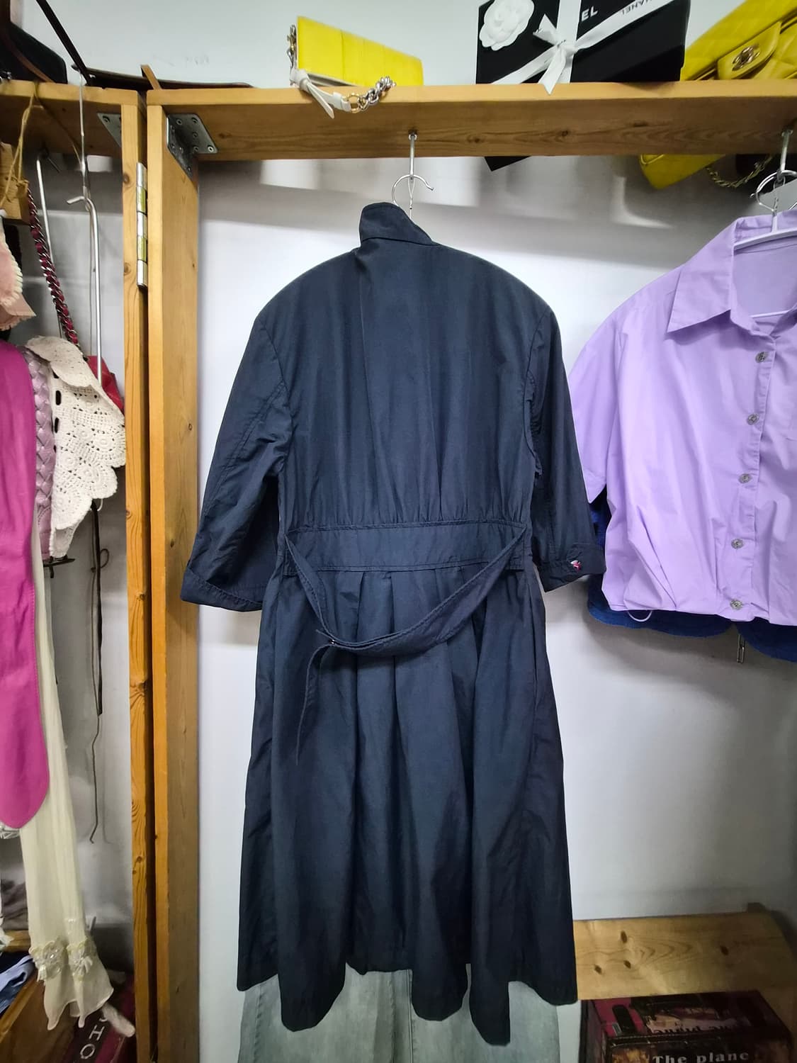 샤틴 셔링 5~7부 트렌치코트 상품이미지9