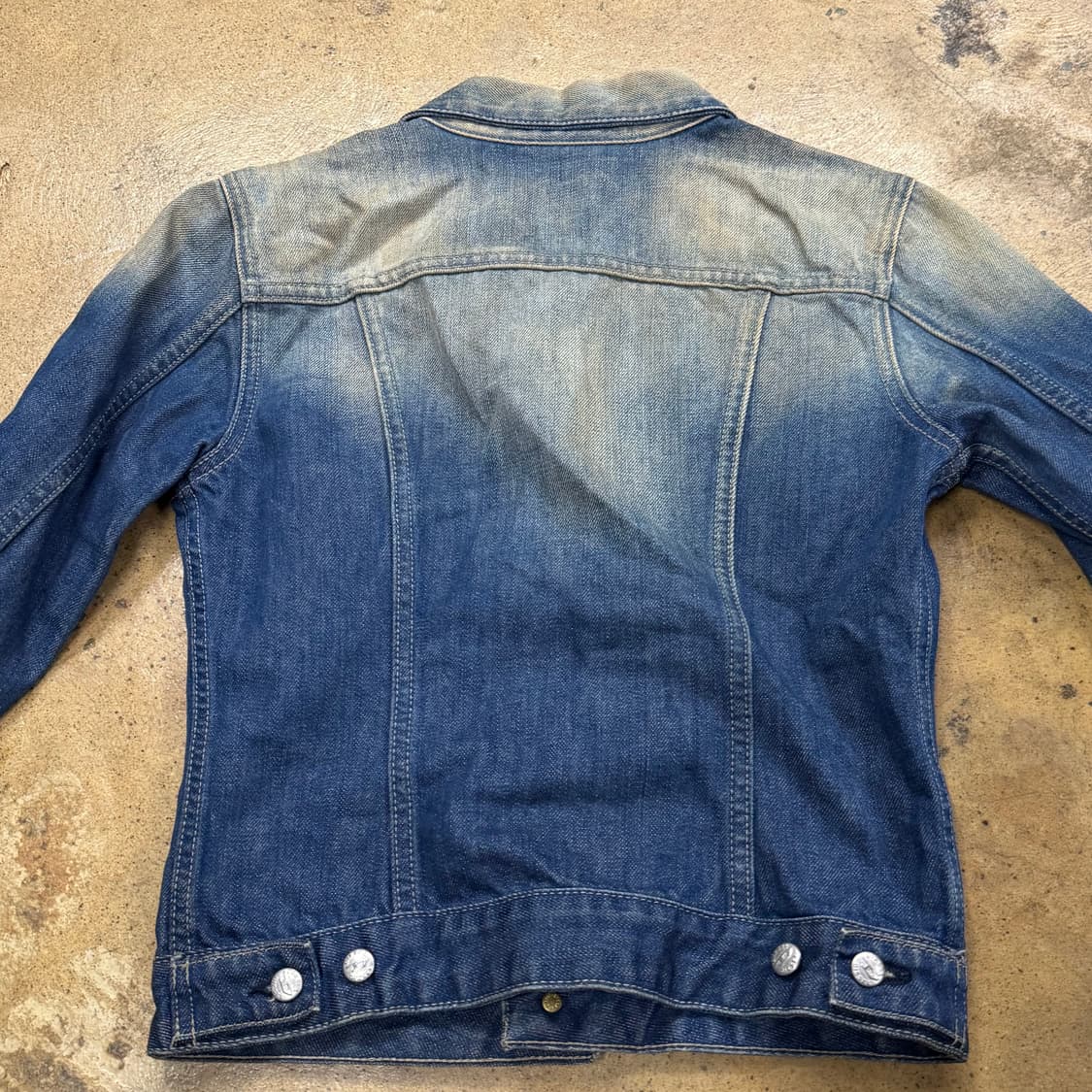 디젤 워싱 청 데님 자켓 상품이미지4