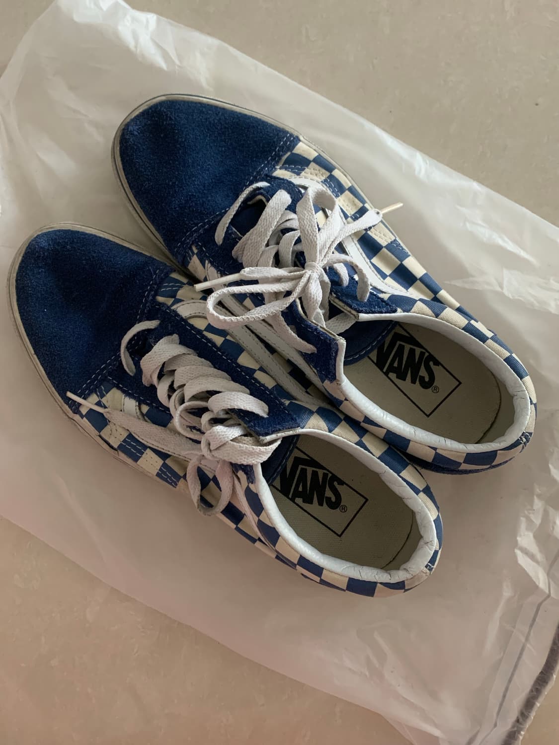 반스 올드스쿨 블루체크 240 상품이미지1