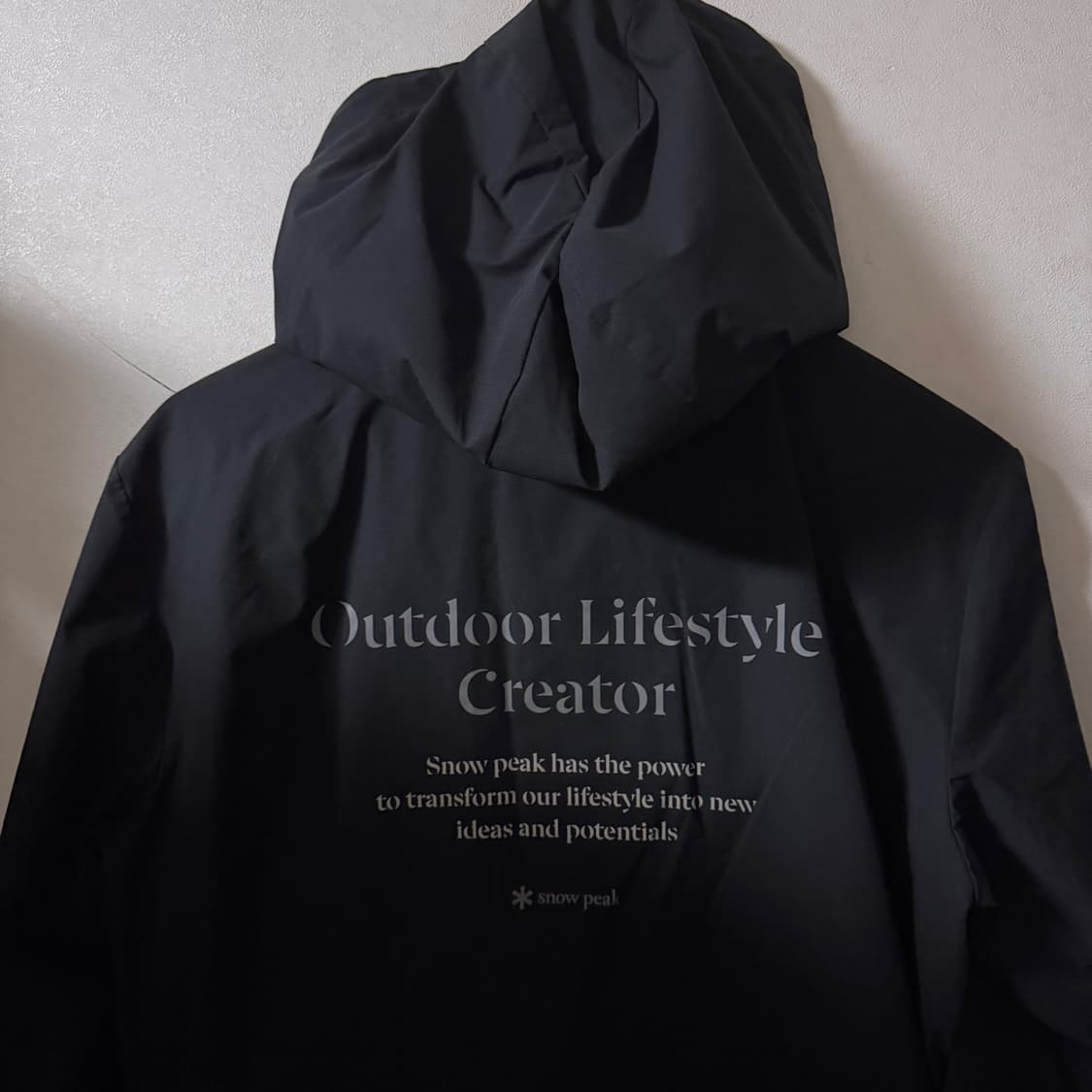 스노우피크 남성 간절기 바람막이 점퍼 S (남성 95정도) 상품이미지4