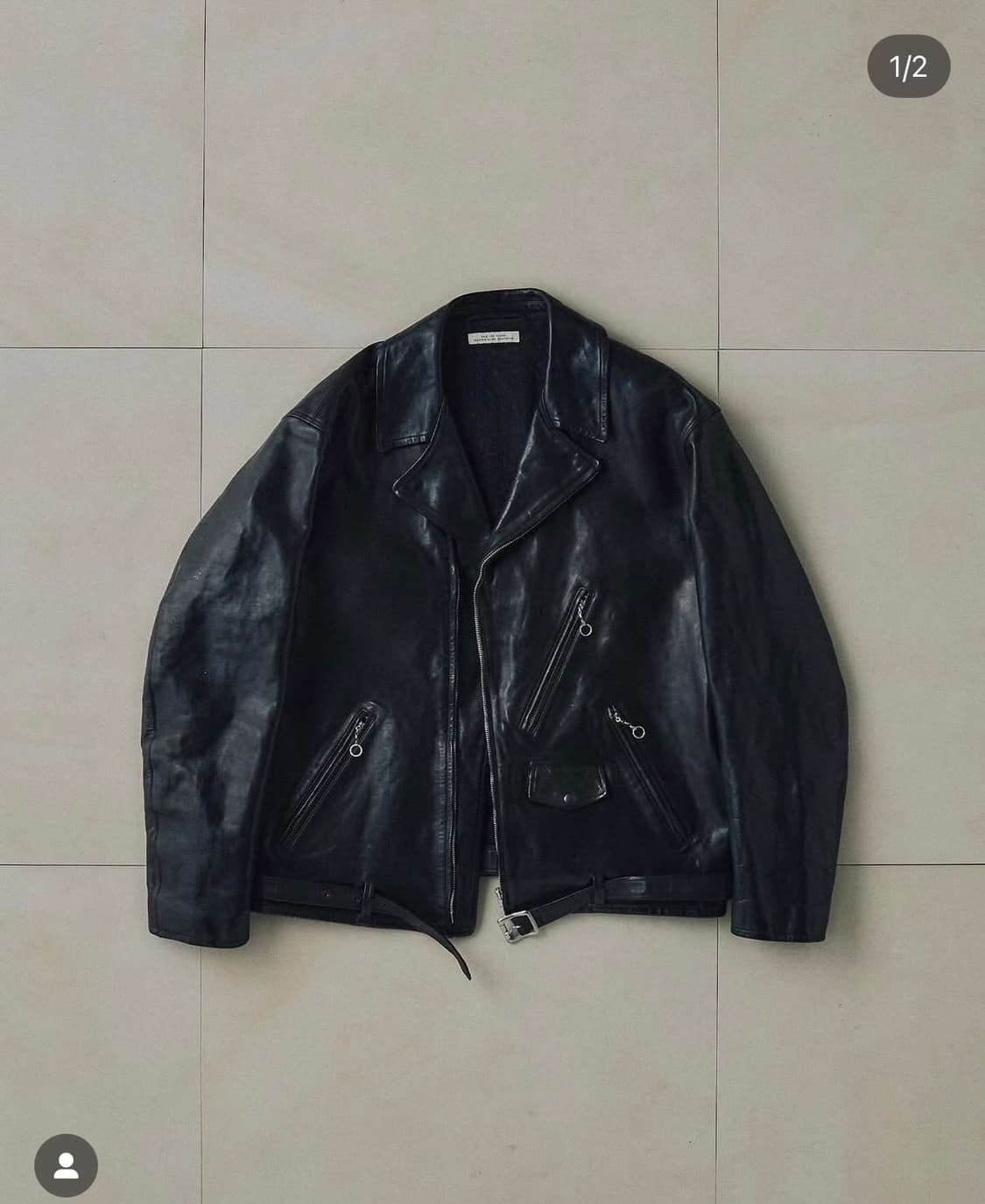 Old joe patina horse hide rider jacket 상품이미지2
