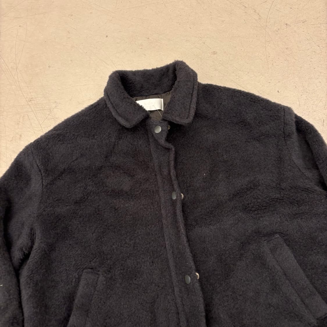 빈티지 플리스 블랙 자켓 상품이미지2