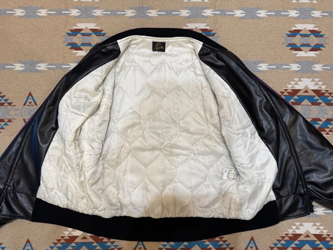 [S] 니들스 FAUX 레더 어워드 자켓 블랙 상품이미지8